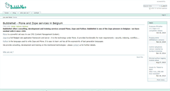 Desktop Screenshot of bubblenet.be